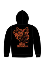 Load image into Gallery viewer, Maule Brewing Co. Tiger Heavyweight Hoodie - RUST Colour
